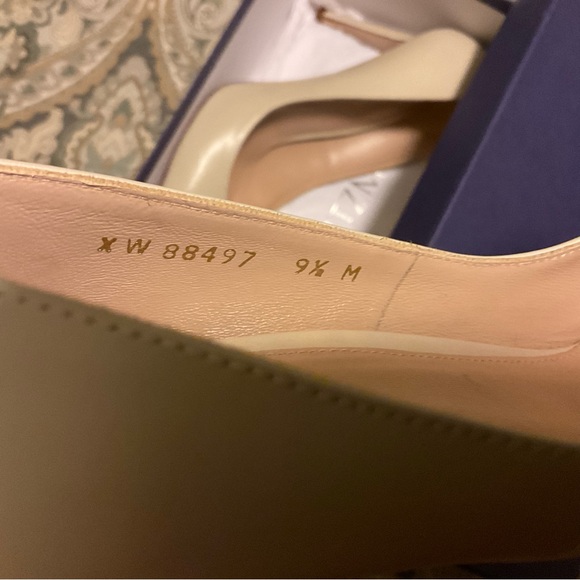 NWB Stuart Weitzman Legend Bone Butter Calf 9.5 M - Picture 6 of 7